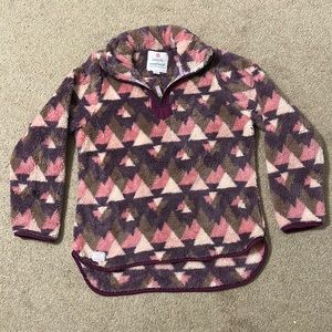 Brand New Medium Multicolor Simply Southern Sherpa Pullover